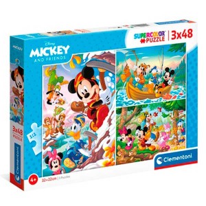 Puzzle 3x48 Mickey e os...